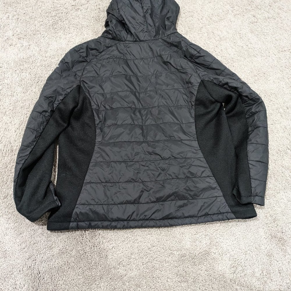 Spyder Black Puffer Jacket/Ski Jacket Women's Size XL FLAW - Picture 8 of 10